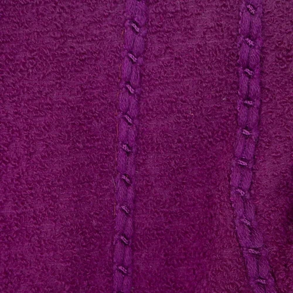 RARE Vintage Chanel Boutique Purple‎ Bouclé Wool Jacket – FW 1993 Circa
